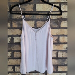 A New Day flowy tank, light pink Cheetah print